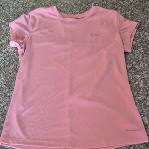 Columbia Pink Short Sleeve Girls' Performance Tee